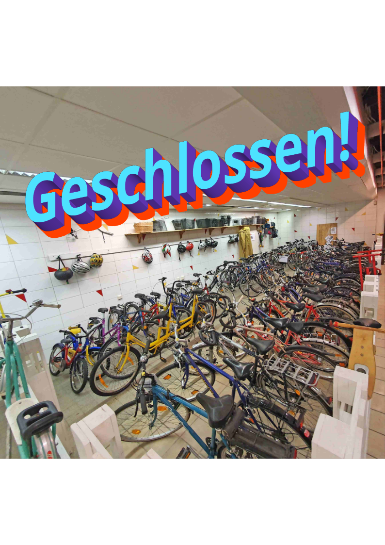 Vom 22. September bis 7. Oktober 2025 ist unsere Fahrrad-Werkstatt urlaubsbedingt geschlossen.